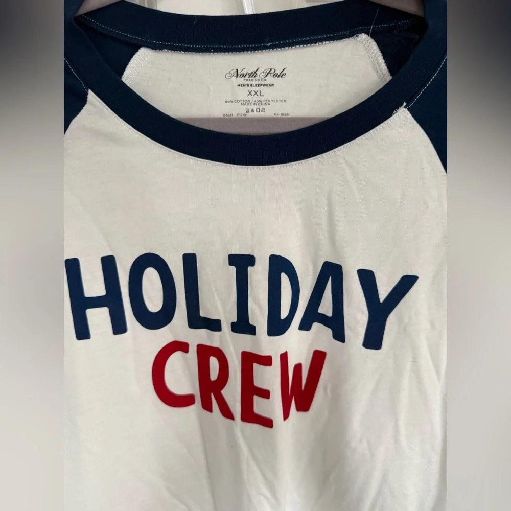 Men’s Holiday Crew Pajama Set - Picture 2 of 6